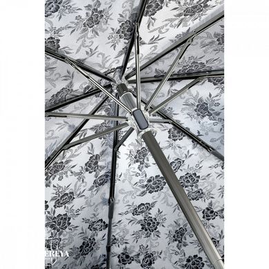Парасолька жіноча механічна класу Люкс Fulton Diamond L852 Grey (Сірий)