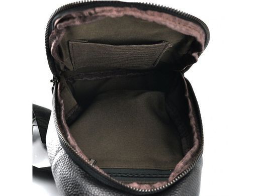 Мужской кожаный рюкзак Tiding Bag A25-5021A черный