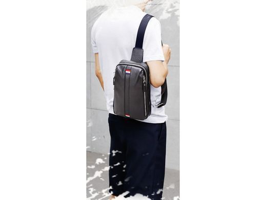 Слинг через плечо мужской кожаный Tiding Bag A25F-6616A