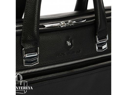 Мужская кожаная сумка для ноутбука Royal Bag RB-021A-1 черный