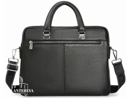 Мужская кожаная сумка для ноутбука Royal Bag RB-021A-1 черный