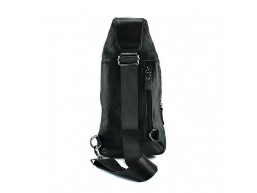 Мужской кожаный рюкзак Tiding Bag A25-5021A черный