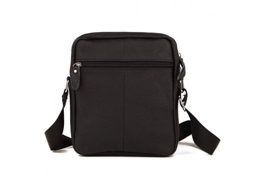 Чоловічий шкіряний чорний месенджер Tiding Bag M38-3922A