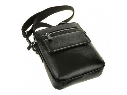 Мужской кожаный черный мессенджер Tiding Bag M5609-1A