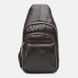 Рюкзак мужской кожаный Borsa Leather K1142-black 2