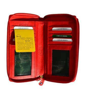 Кошелек женский кожаный Italian fabric bags 7089
