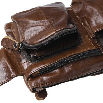 Чоловіча шкіряна сумка Keizer k1886-dark brown коричневий