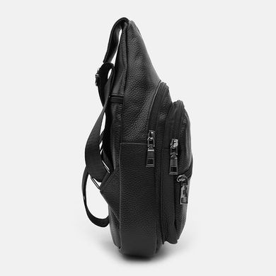 Рюкзак чоловічий шкіряний Keizer K1083bl-black