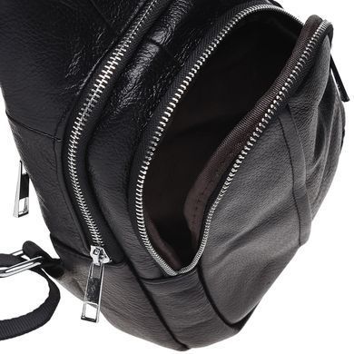Рюкзак чоловічий шкіряний Keizer K1156-black