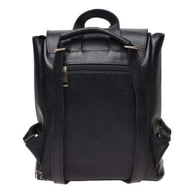 Женский кожаный рюкзак Ricco Grande 1L918-black черный