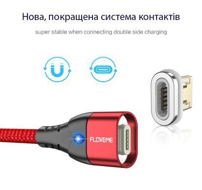 Конектор для магнітного кабелю 3А швидка зарядка RAXFLY RCD160447_K