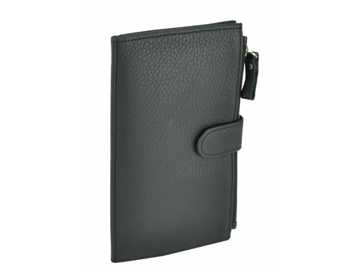 Мужское кожаное портмоне Tiding Bag 8057A черный