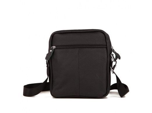 Чоловічий шкіряний чорний месенджер Tiding Bag M38-3923A