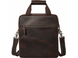 Мужской кожаный мессенджер Tiding Bag t1072 коричневый 8