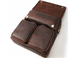 Мужской кожаный мессенджер Tiding Bag t1072 коричневый 7