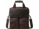 Мужской кожаный мессенджер Tiding Bag t1072 коричневый 1