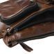 Мужская кожаная сумка на пояс Keizer k1886-dark brown коричневый 6