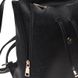 Женский кожаный рюкзак Ricco Grande 1L918-black черный 5
