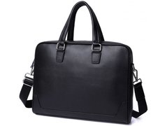 Мужская кожаная сумка для ноутбука Tiding Bag A25-9905A черный