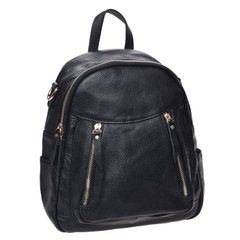 Женский кожаный рюкзак Keizer K1182-black черный