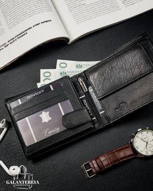 Кошелек мужской кожаный Rovicky N992-PZ-CCR-RFID