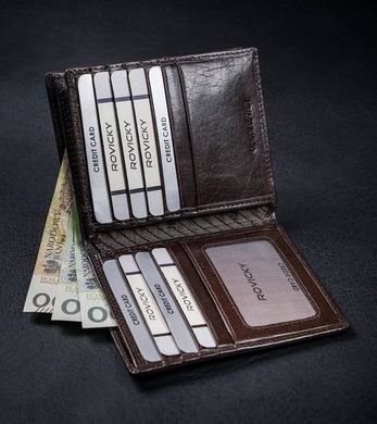 Портмоне чоловіче шкіряне ROVICKY PC-106-BAR