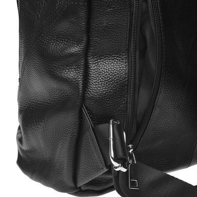 Чоловічий шкіряний рюкзак Keizer K168011-black чорний