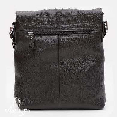 Чоловіча шкіряна сумка Keizer K187013-brown чорний