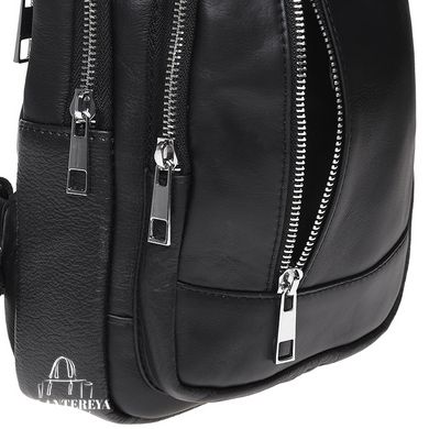 Рюкзак мужской кожаный Keizer K1168-black