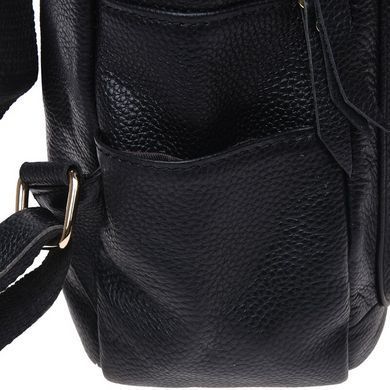 Женский кожаный рюкзак Keizer K1182-black черный