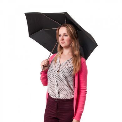 Зонт механический Fulton Superslim-1 L552 Black (Черный)