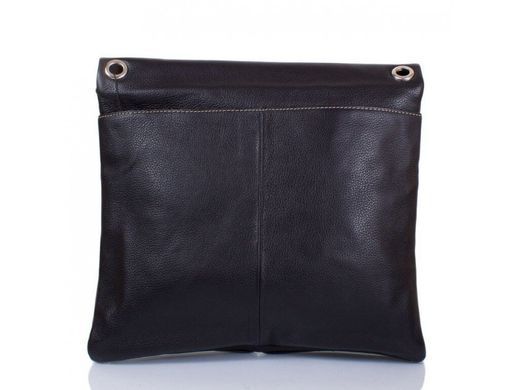 Мужской кожаный мессенджер Lareboss 8259-1 BLACK черный