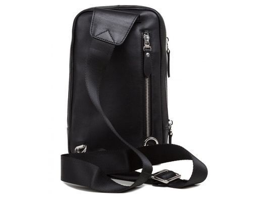 Чоловічий шкіряний рюкзак Tiding Bag B3-087A чорний