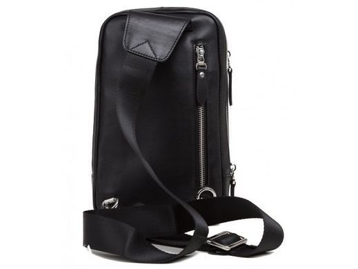 Мужской кожаный рюкзак Tiding Bag B3-087A черный