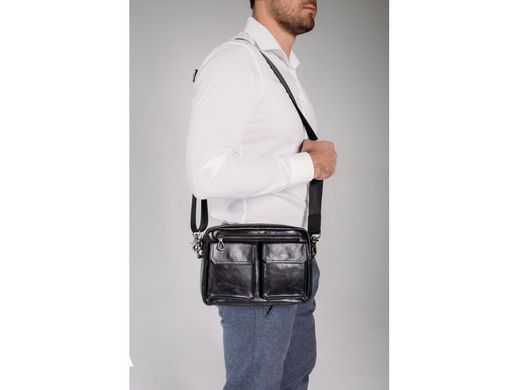 Сумка через плечо мужская кожаная Tiding Bag 720A