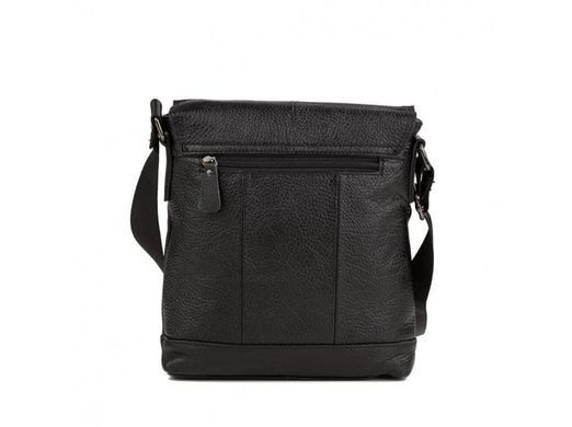 Чоловічий шкіряний чорний месенджер Tiding Bag M38-8136