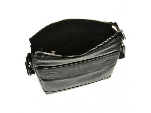 Мужской кожаный черный мессенджер Tiding Bag M5831-1A