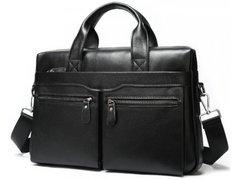 Мужская кожаная сумка для ноутбука Bexhill A25-7122A черный
