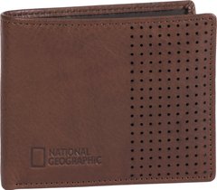 Мужское кожаное портмоне National Geographic N147501;33 коричневый