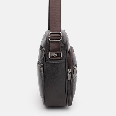 Сумка через плече шкіряна чоловіча Keizer K18460br-brown