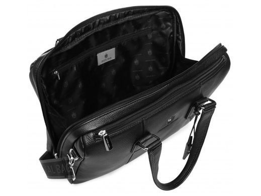 Шкіряна чоловіча сумка для ноутбука Royal Bag RB50031 чорний