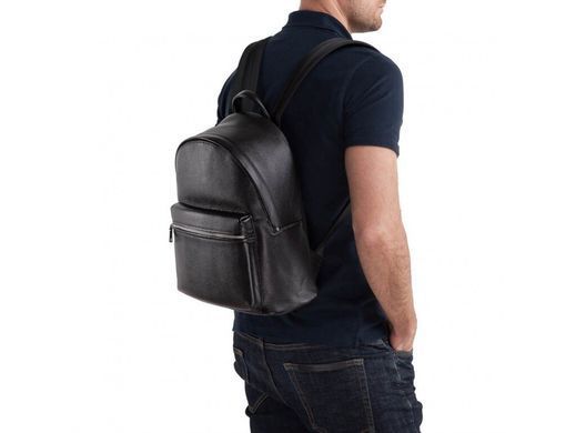 Чоловічий шкіряний рюкзак Tiding Bag NB52-0910A чорний