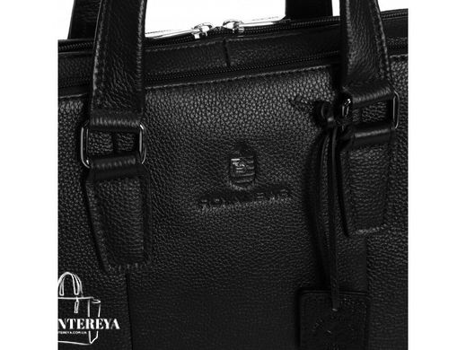 Кожаная мужская сумка для ноутбука Royal Bag RB50031 черный