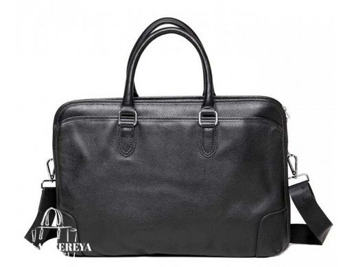 Мужская кожаная сумка для ноутбука Tiding Bag A25F-17620A черный