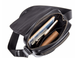 Мужской кожаный мессенджер Tiding Bag 8027A черный 3