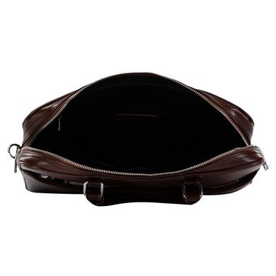 Мужская кожаная сумка для ноутбука Borsa Leather K16971v-brown коричневый