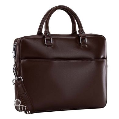 Мужская кожаная сумка для ноутбука Borsa Leather K16971v-brown коричневый