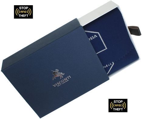 Гаманець чоловічий шкіряний Visconti ALP85 Ozwald з RFID
