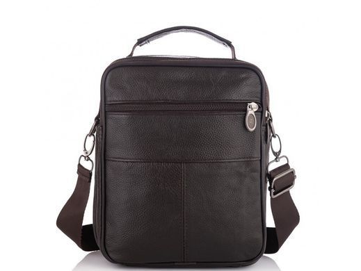 Мужской кожаный мессенджер HD Leather NM24-213C-1 коричневый