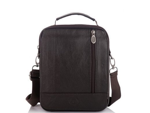 Мужской кожаный мессенджер HD Leather NM24-213C-1 коричневый